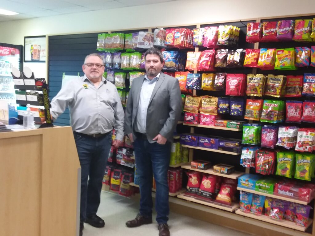 Fully stocked snack vending service